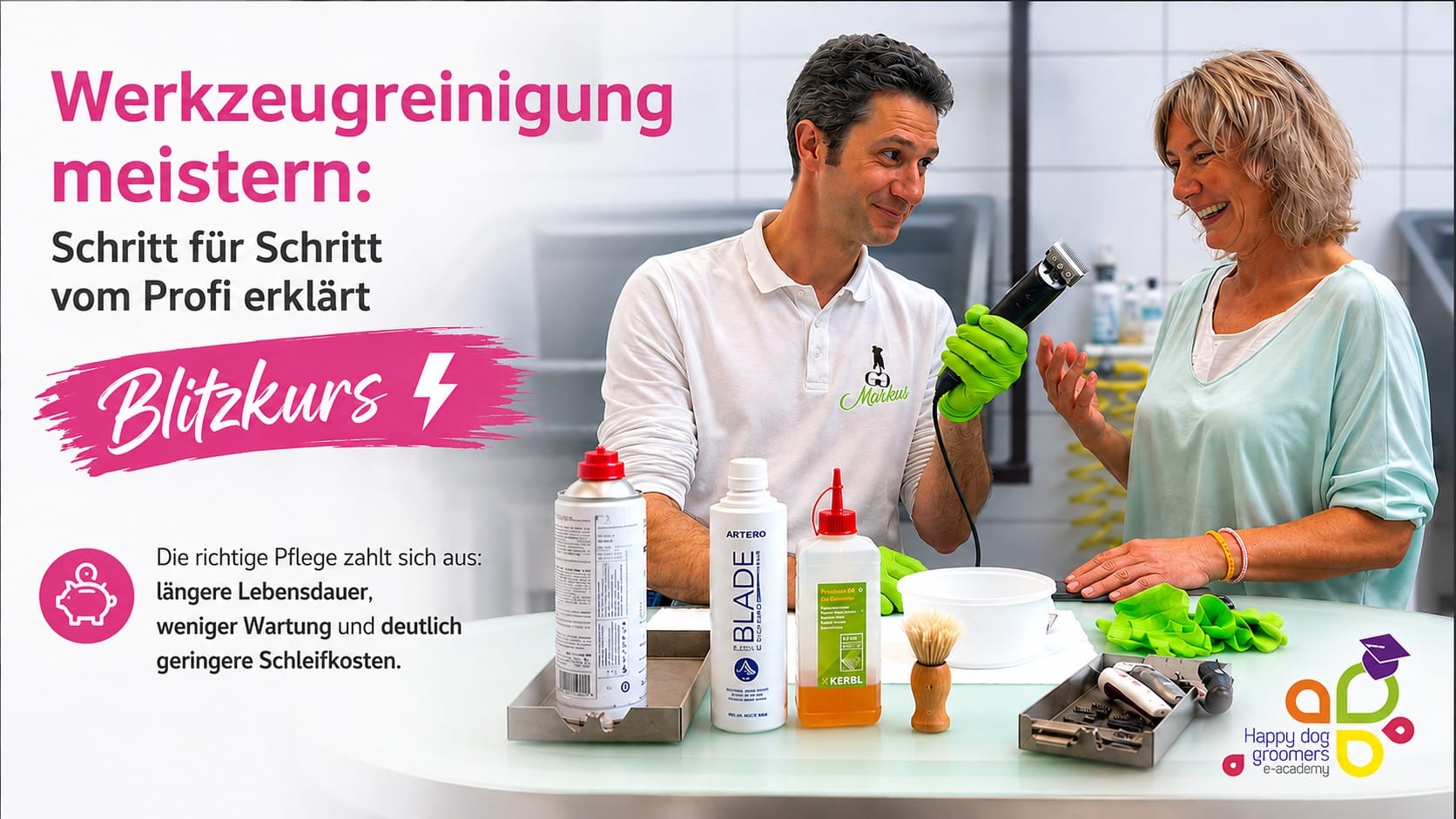 Werkzeugpflege mit Markus Junek. Online Blitzkurs